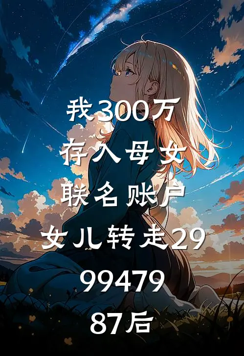 我300万存入母女联名账户，女儿转走2999479.87后