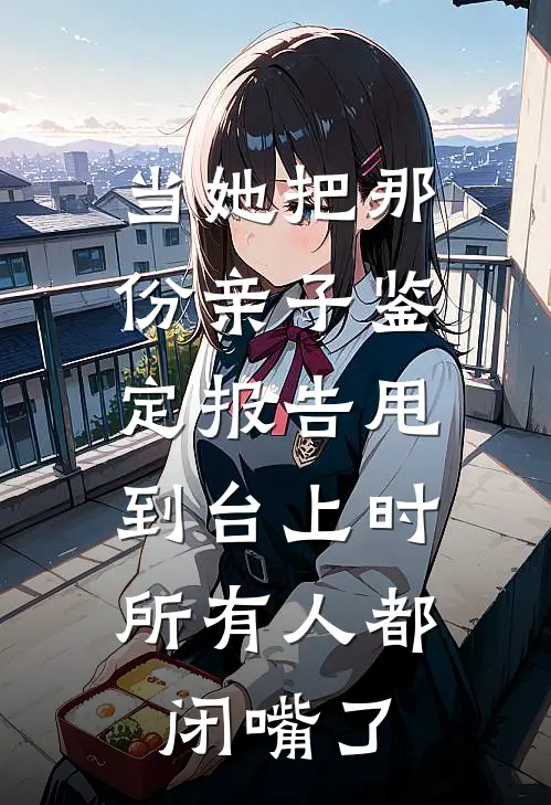 当她把那份亲子鉴定报告甩到台上时，所有人都闭嘴了